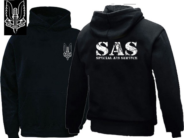 SAS british special air service  two sided hoodie